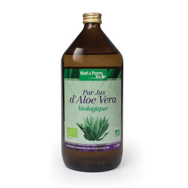 Jus Daloe Vera Bio 1 Litre Nat Et Form Les Mille Et Une Plantes 9036