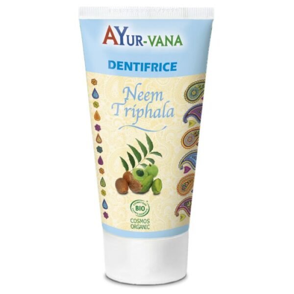 Dentifrice au Neem & Triphala Bio 75 ml - Ayur-Vana