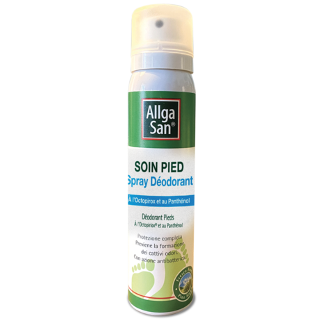 Spray Déodorant Soin Pieds 100 ml – Allga San